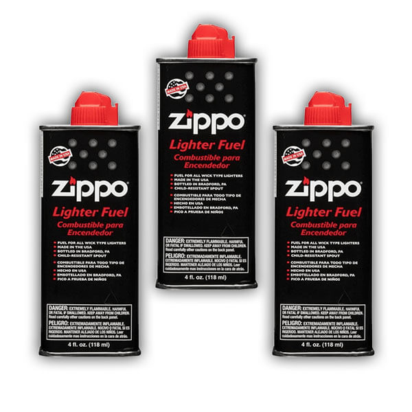Paquete de 3 unidades de combustible para encendedor de 4 oz