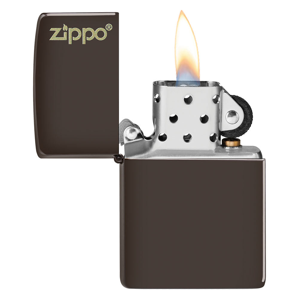 Classic Brown Zippo Logo