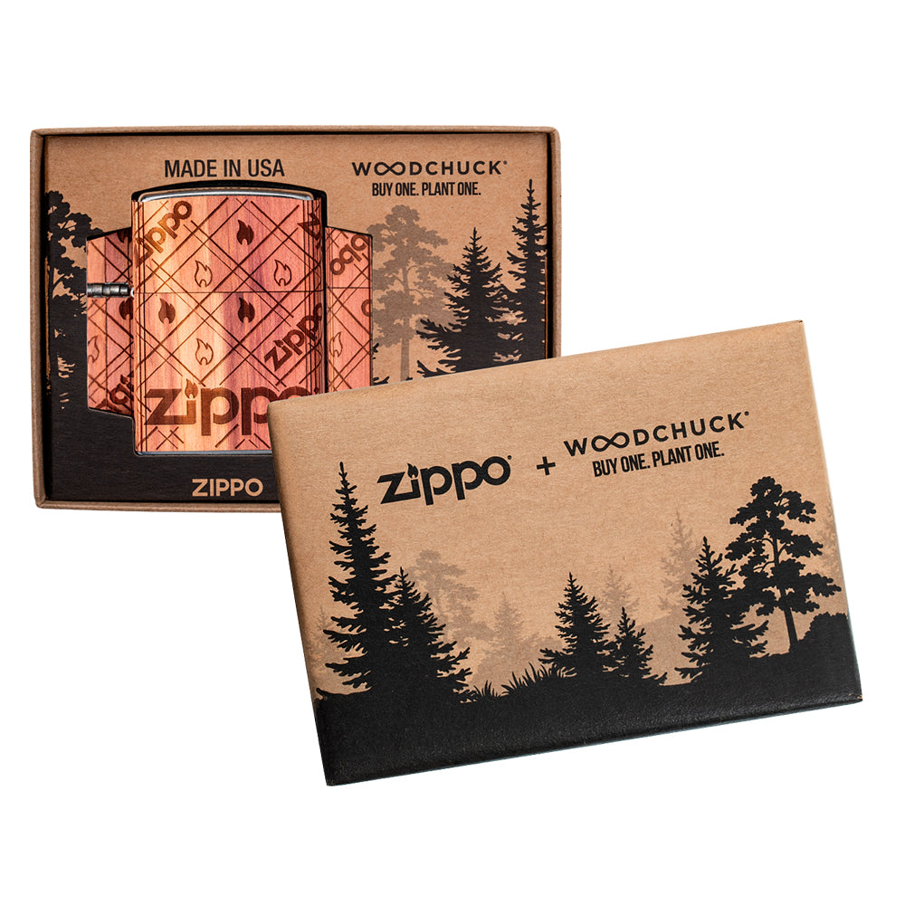 WOODCHUCK USA Zippo Cedar Wrap