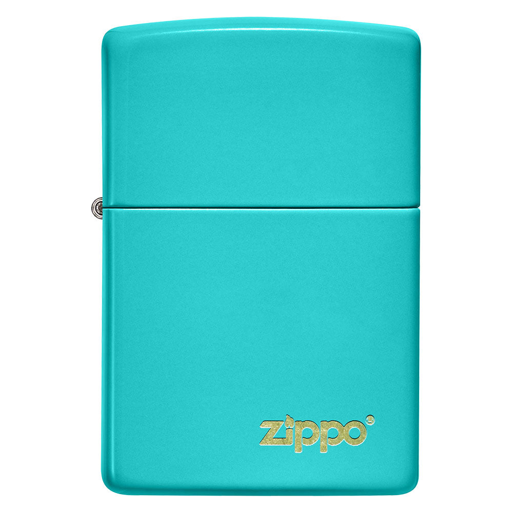 Classic Flat Turquoise Zippo Logo