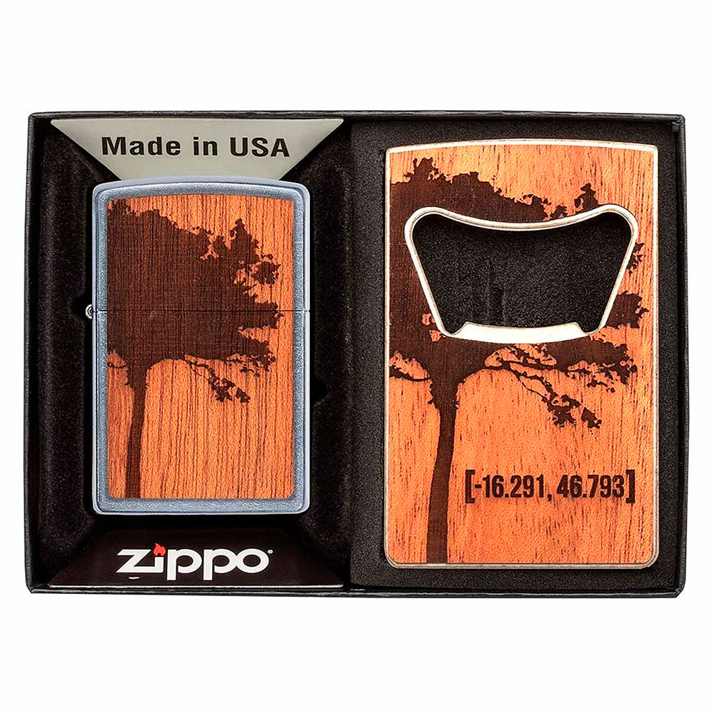 Woodchuck Lighter & Bottle Opener Gift Set