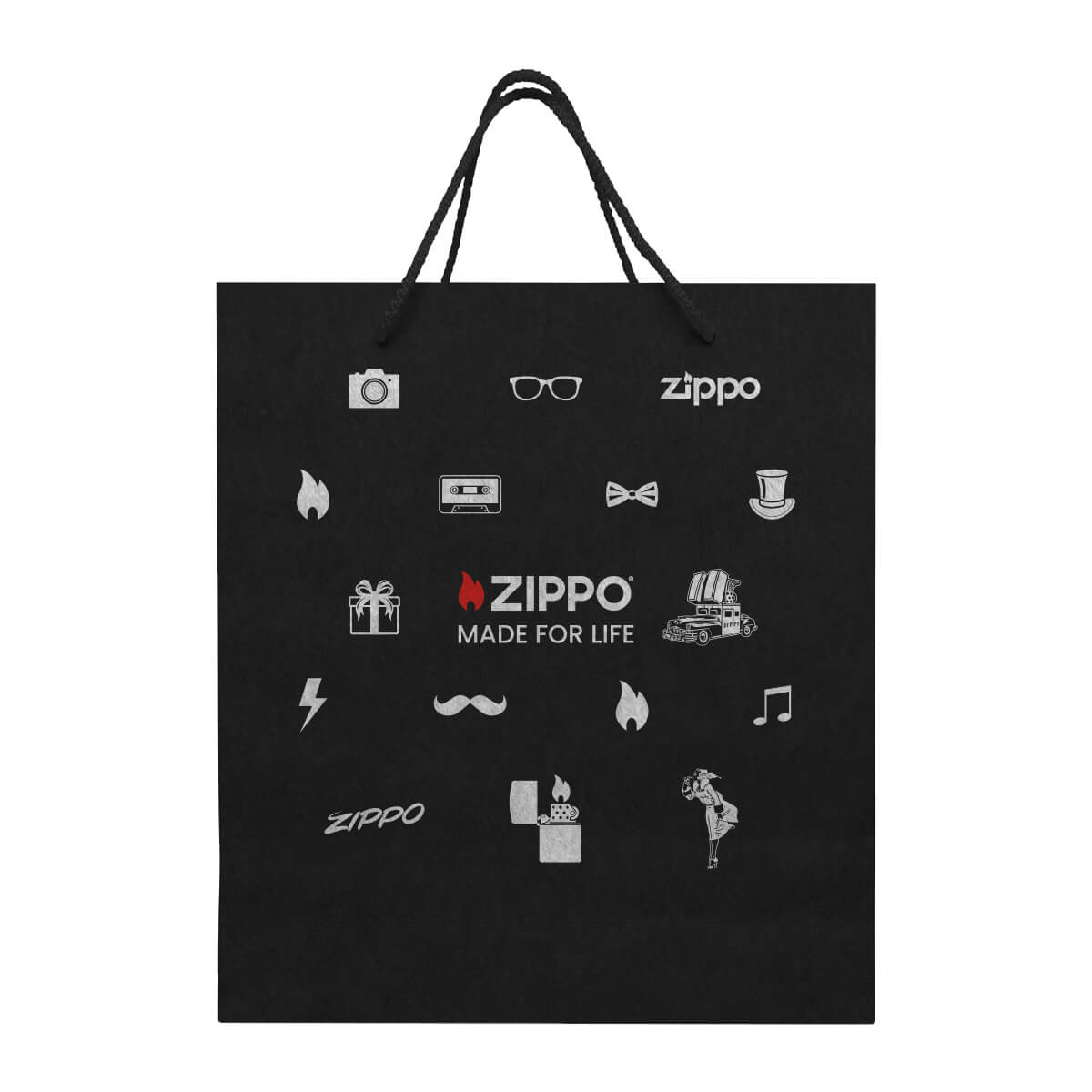 Classic Flat Sand Zippo Logo Gift Kit