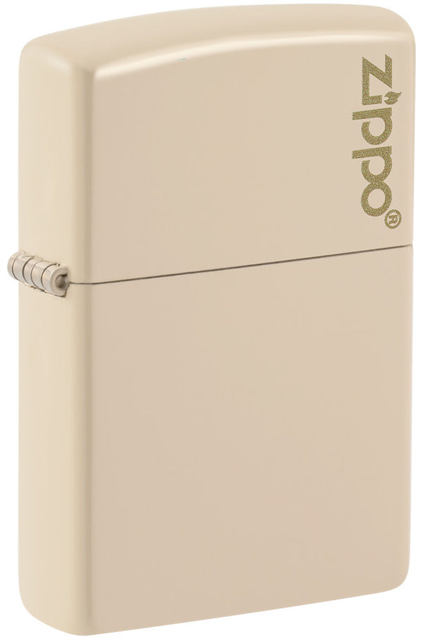 Classic Flat Sand Zippo Logo