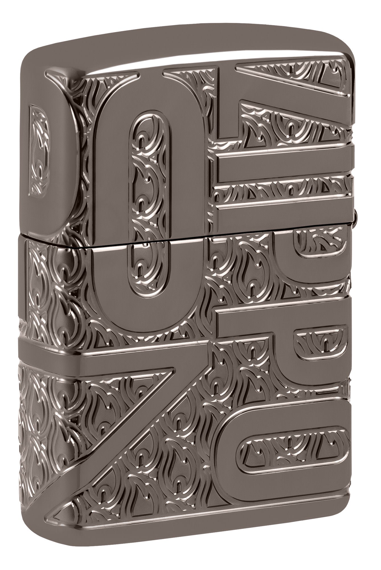 Reverse Carve Zippo Design