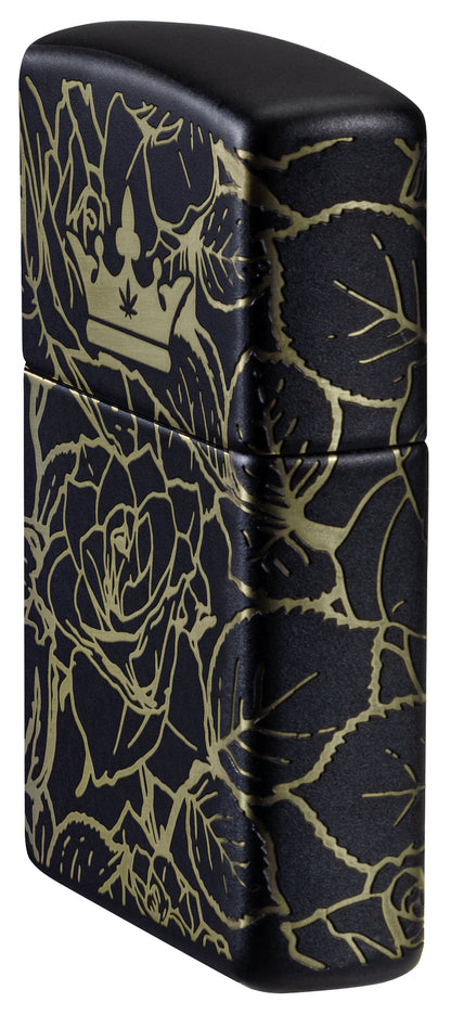 Queen of Bud Dark Roses Design