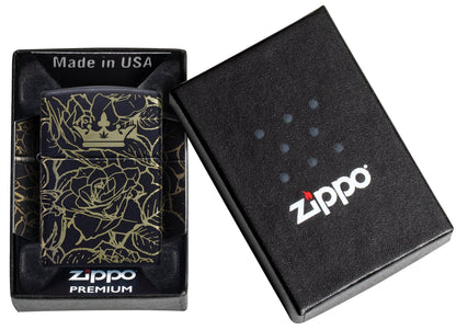 Queen of Bud Dark Roses Design