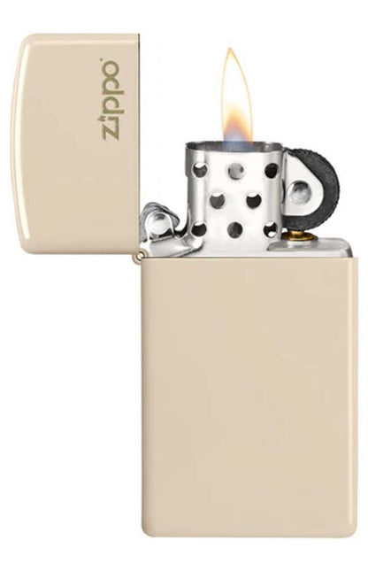 Slim® Flat Sand Zippo Logo