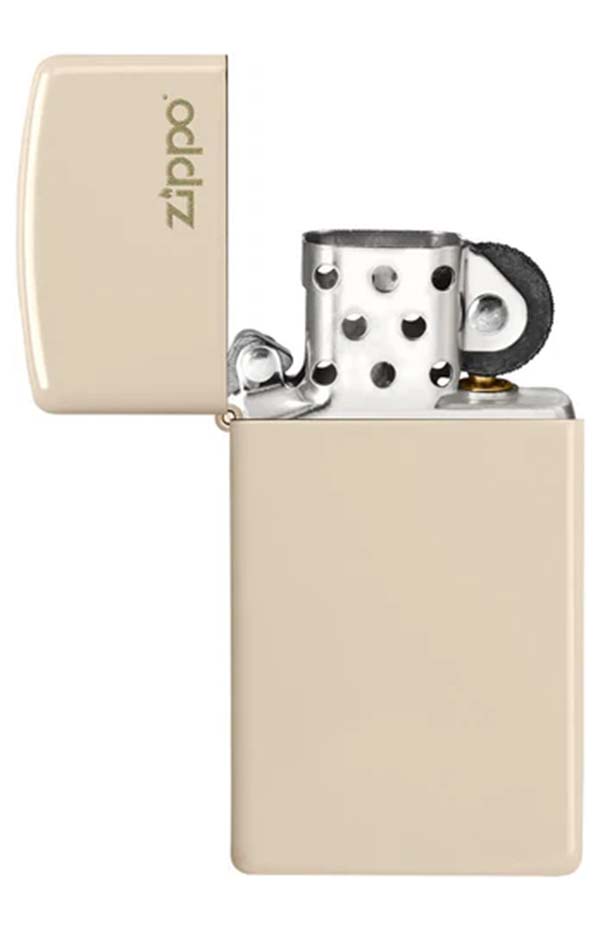 Slim® Flat Sand Zippo Logo