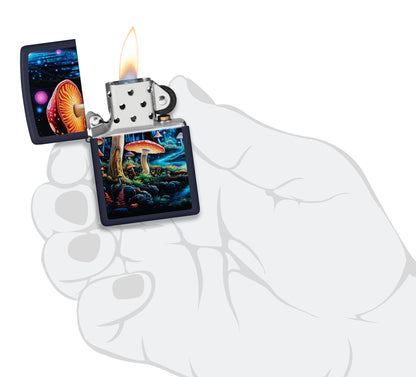 Black Light Mushroom Design