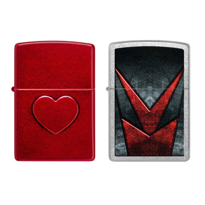 Stamped Heart Design & Metallic Pattern Design Gift Kit (2Pack)