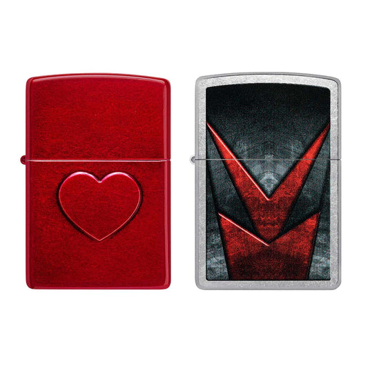 Stamped Heart Design & Metallic Pattern Design Gift Kit (2Pack)