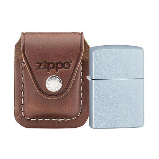 Classic Satin Chrome & Lighter Pouch- Clip Kit