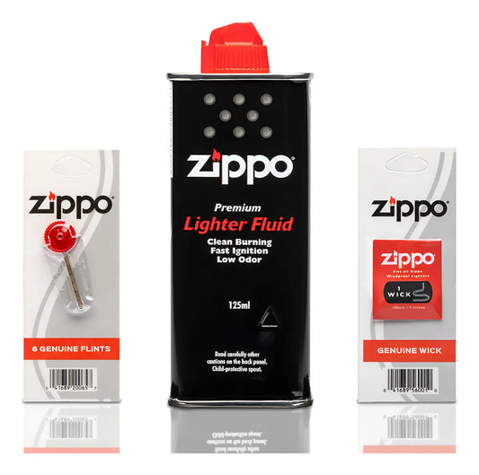 Lighter Fuel, Flint and Wick Pack