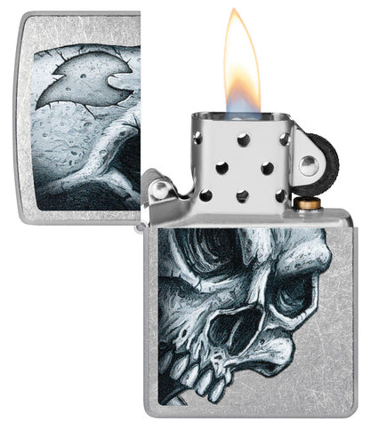 Skull And Flame Design