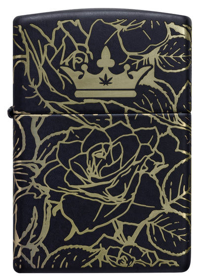 Queen of Bud Dark Roses Design