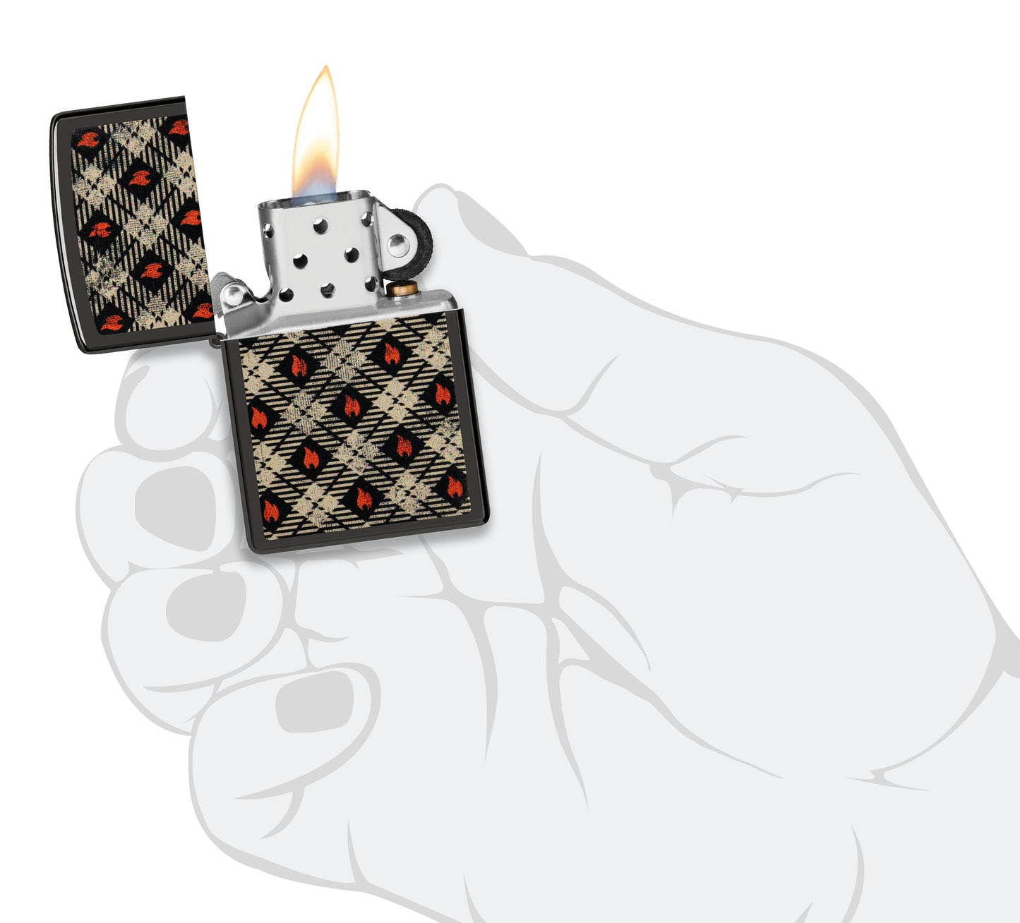 Zippo Tartan Design