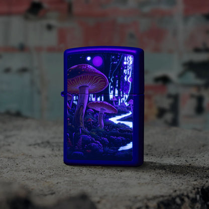 Black Light Mushroom Design