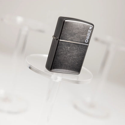 Classic Grey Zippo Logo