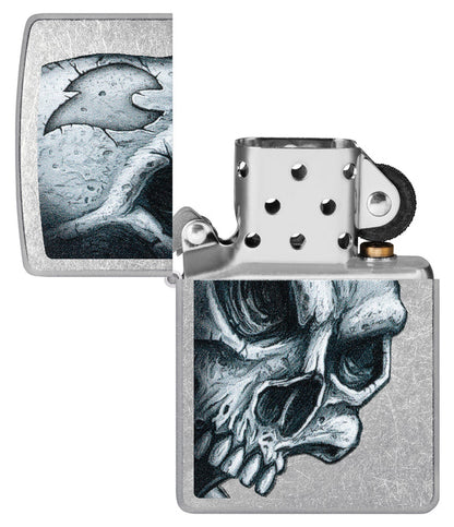 Skull And Flame Design