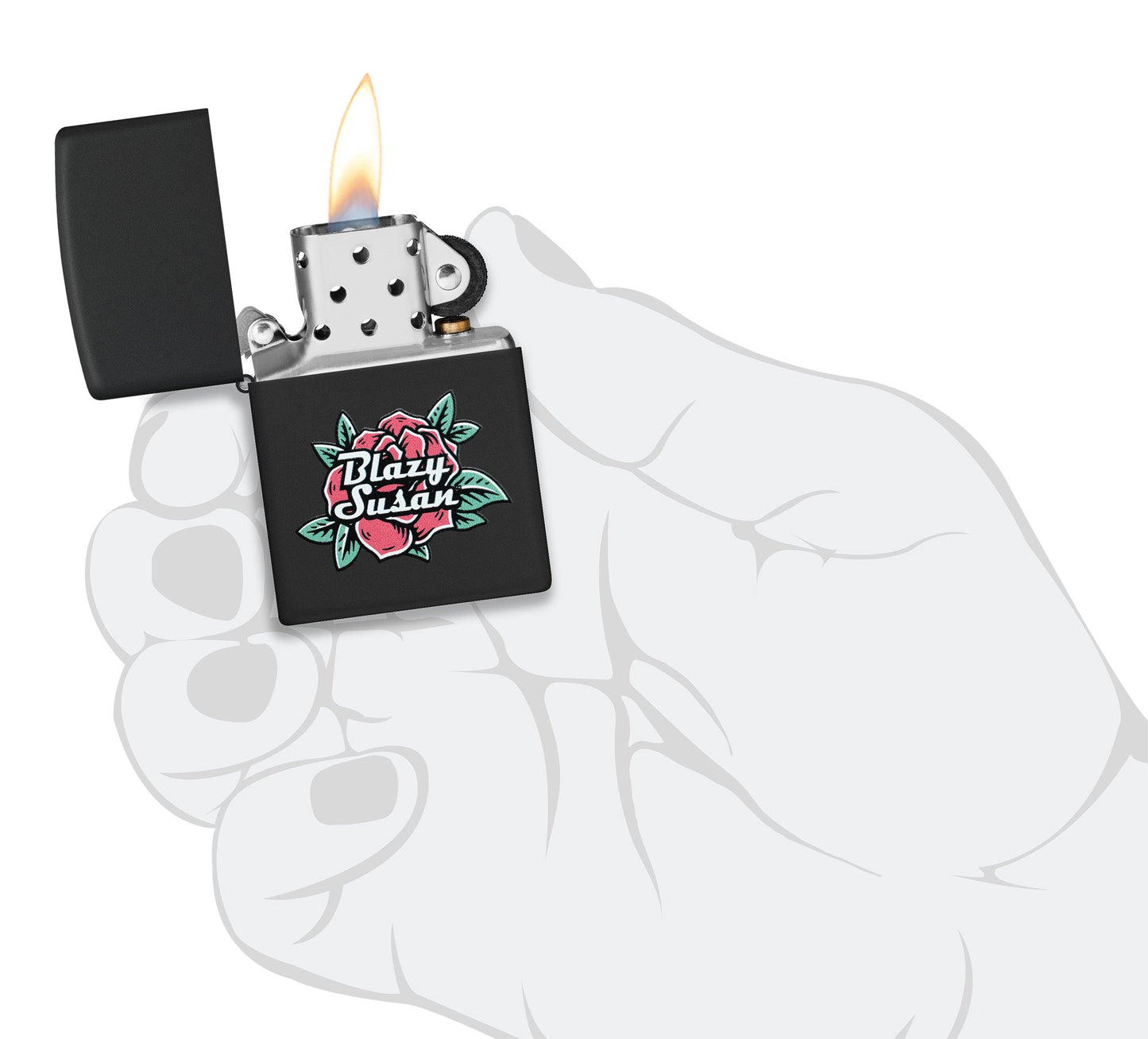 Blazy Susan™ Rose Design